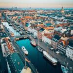 Copenhagen City in Denmark