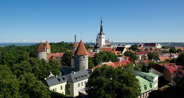 Tallin the capital city of Estonia