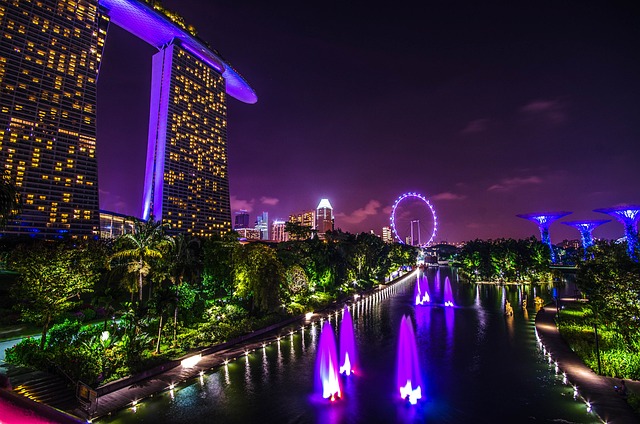 Marina bay of Singapore