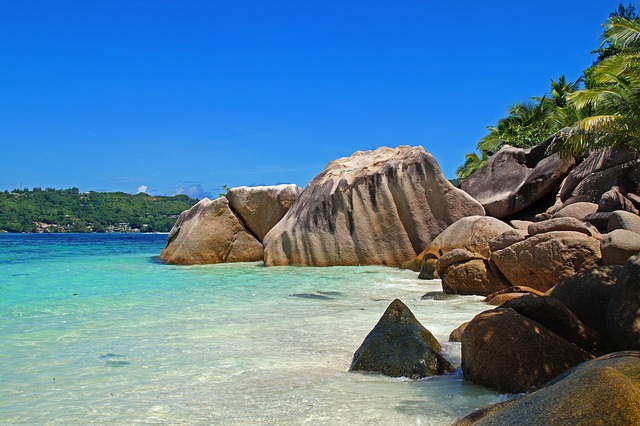 Sea Shore in Seychelles