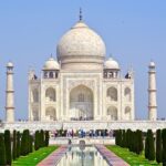 Taj Mahal in India, one of the seven wonders of the world